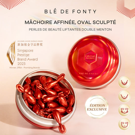 Perles de Beauté Liftantes Double Menton Blé de Fonty