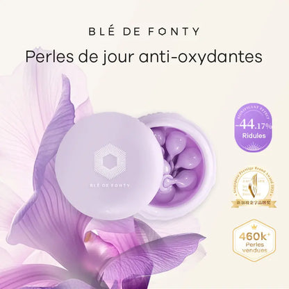 Perles de Beauté de Jour Anti-Rides & Antioxydantes - 7 perles Ble de Fonty