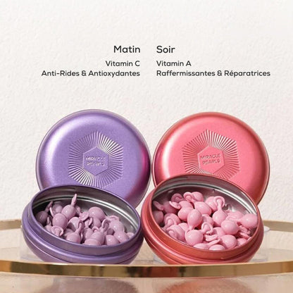 Duo Perles Jour & Nuit – Rituel Anti-âge Complète 24h | Hydratation, Fermeté & Éclat Blé de Fonty