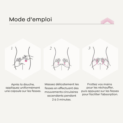 Perles Raffermissantes Fessiers « Bum Bum » — 15 perles
